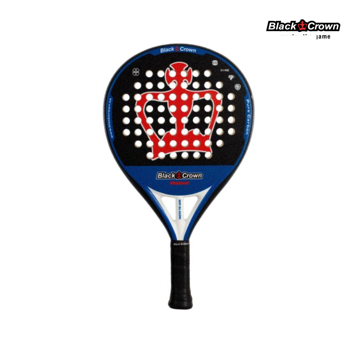 Black Crown Rebel Padel Racket Multicolor