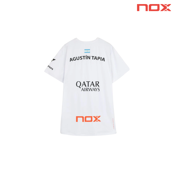 Nox t-shirt sponsors AT10 white