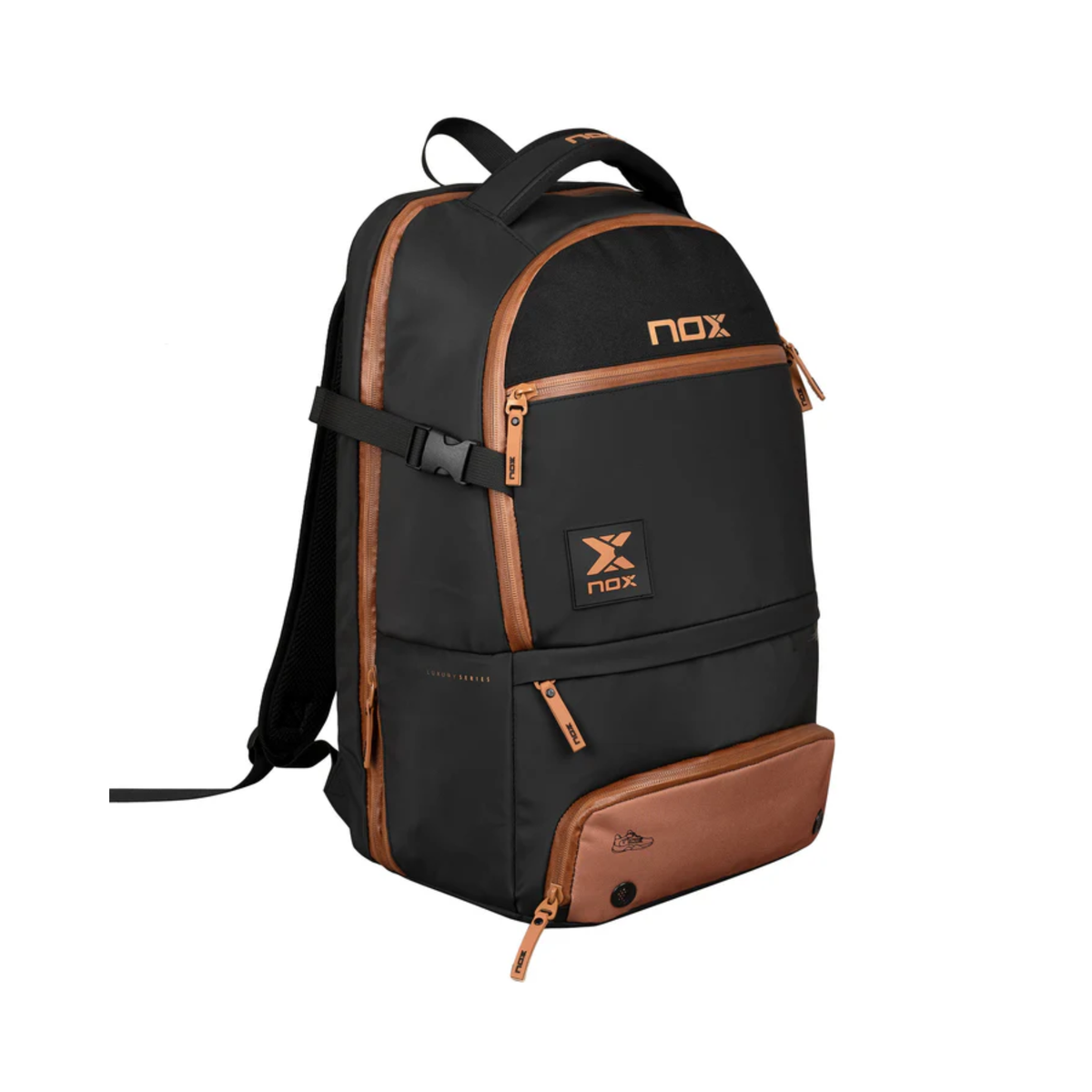 Nox luxury open series black/brown backpack