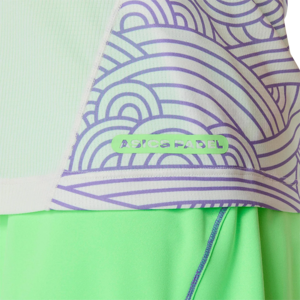Débardeur Asics Padel Court All Over Print Tank Beige Femme