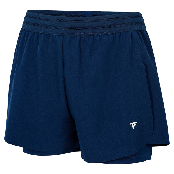 Short Tecnifibre Team Stretch Bleu Marine Femme