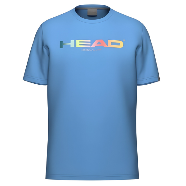 T-shirt Head Rainbow Bleu Clair