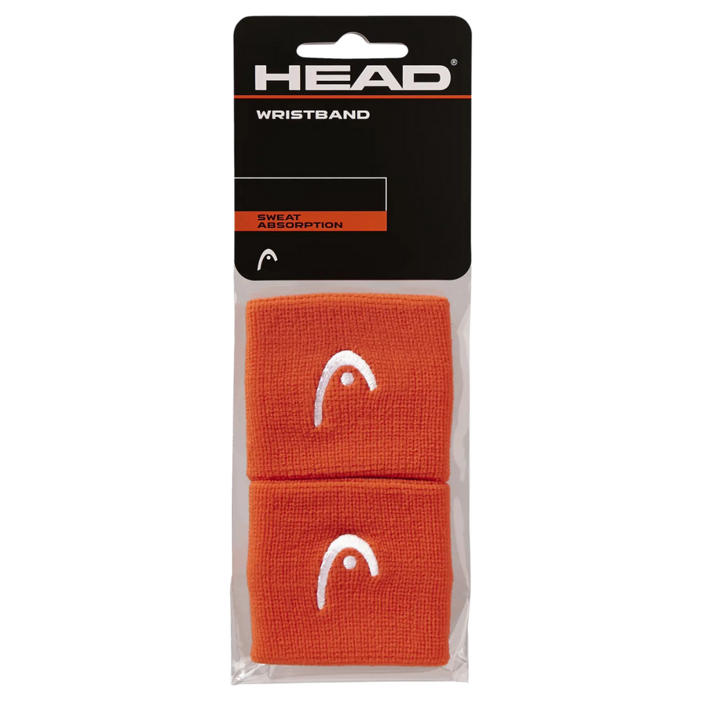 Poignets Éponge Head 2.5" Orange x2
